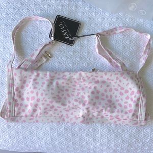 Zaful pig-pink bikini top